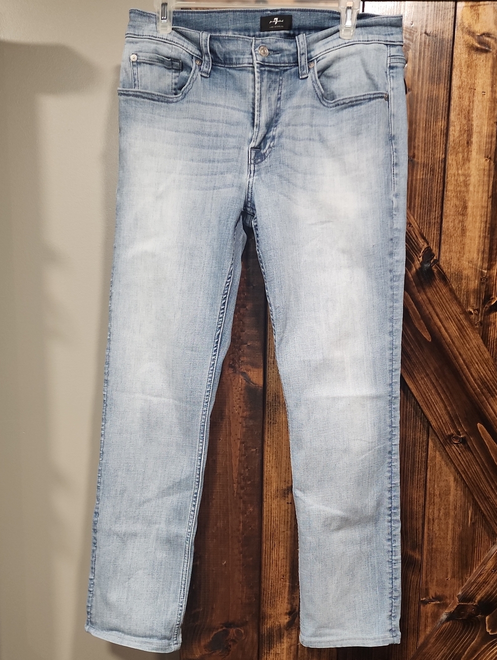 7 For All Mankind Light Straight Leg Jeans